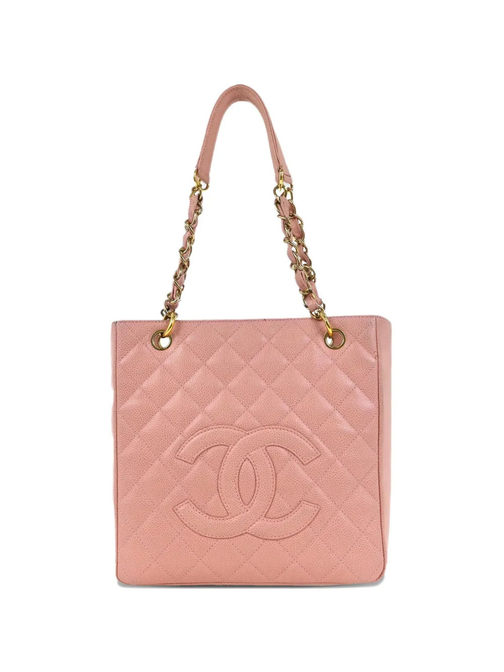 CHANEL Pre-Owned 2002 Petite Shopping PST tote bag - Pink | Farfetch Global