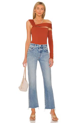 Camila Coelho Tavaris Bodysuit in Redwood from Revolve.com | Revolve Clothing (Global)