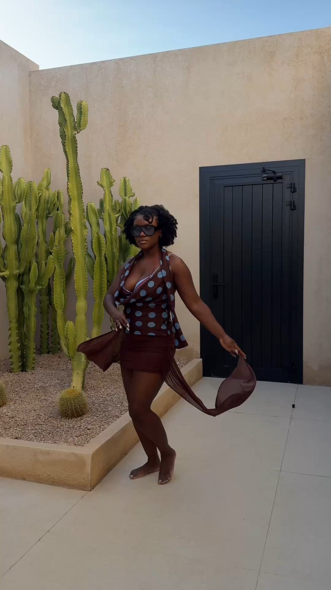 Resort wear/beach transition outfit
