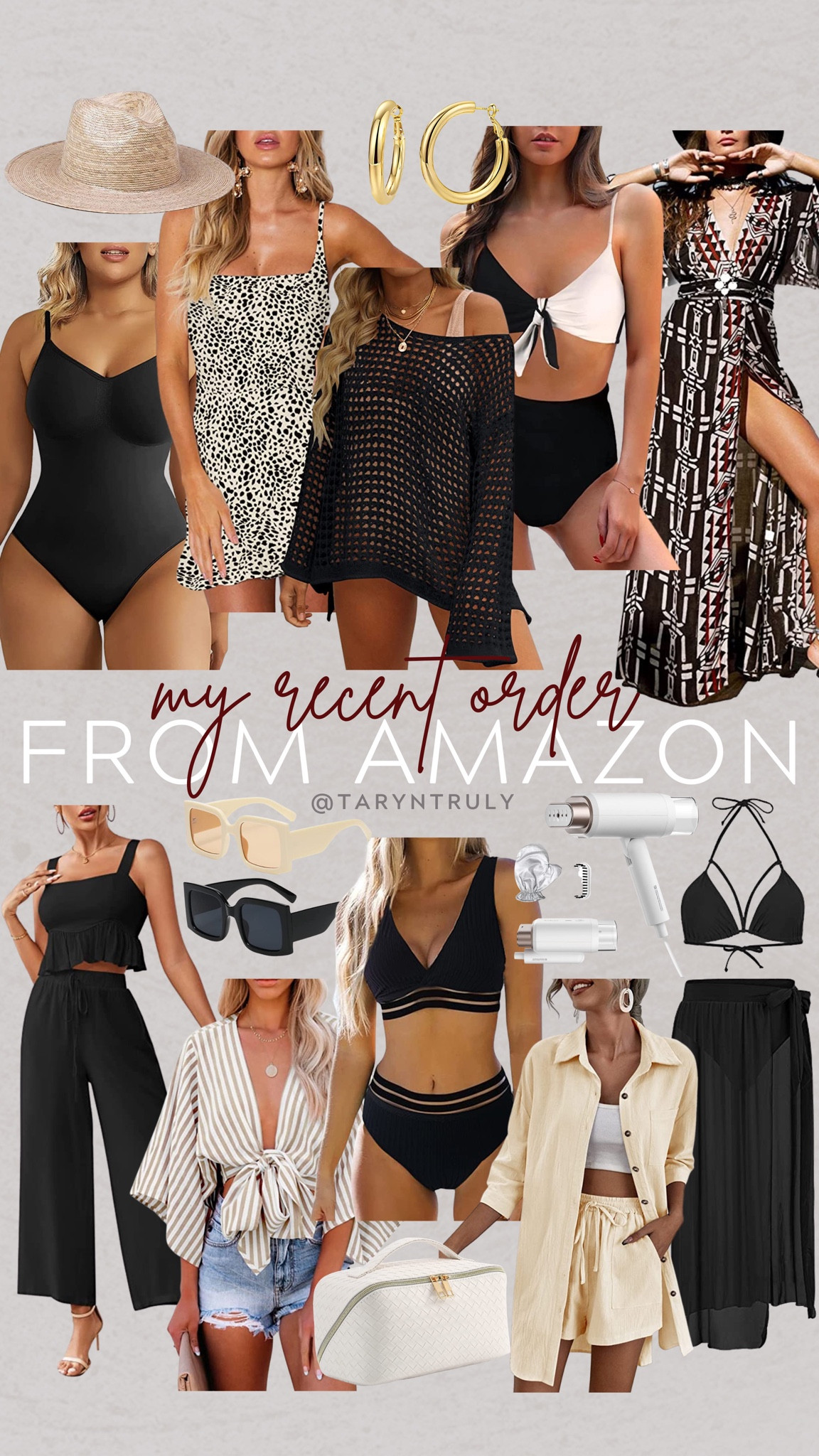 Amazon finds - swimsuit - swimwear - resort wear - swimsuit cover up - sunglasses - style tip - curvy girl - size 14 - midsize fashion 

#LTKtravel #LTKstyletip #LTKcurves