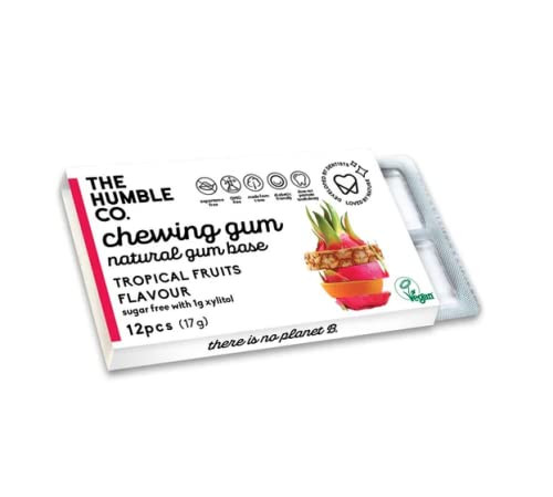 The Humble Co. Natural Chewing Gum, 12pk – Keto friendly, Vegan and Sugar Free Gum, Aspartame F... | Amazon (US)