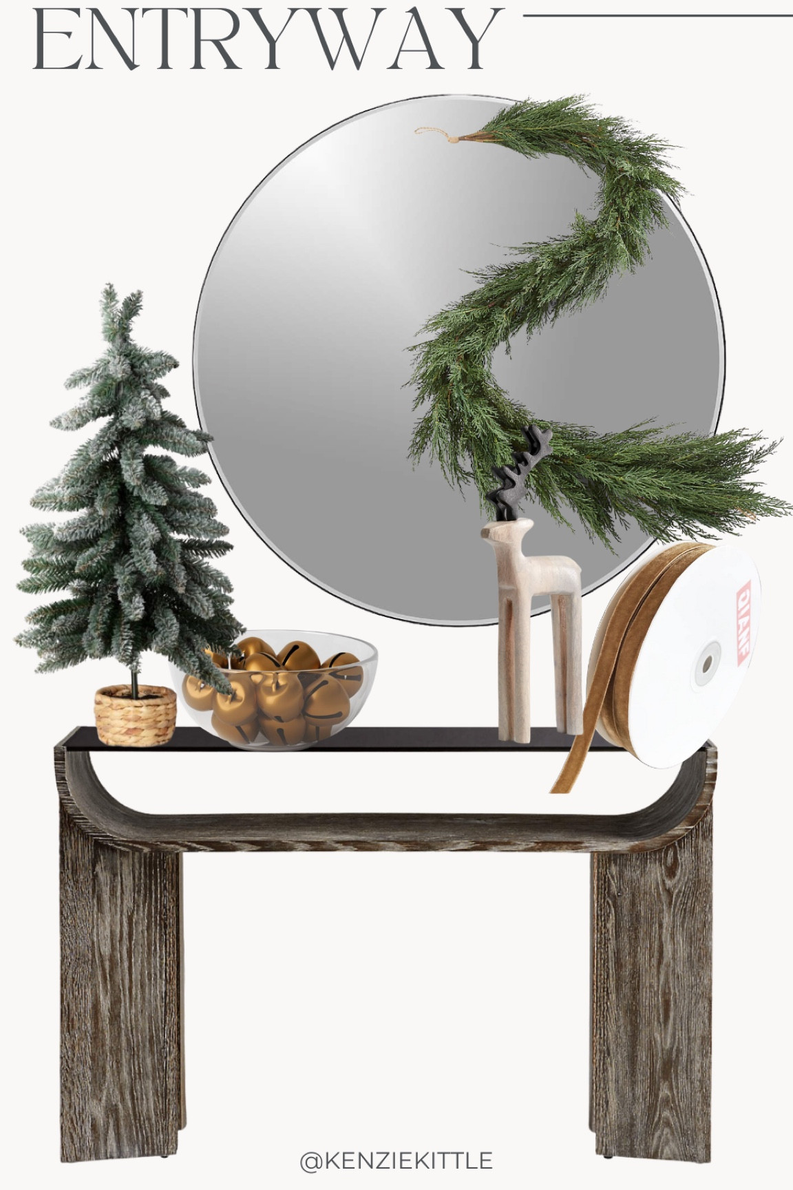 Our holiday entryway! 

#LTKSeasonal #LTKhome #LTKHoliday