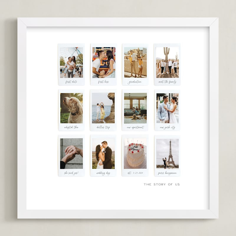 "One Perfect Year" - Custom Photo Art Print by Olivia Kanaley Inman. | Minted