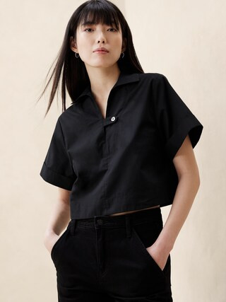 Poplin Top | Banana Republic Factory