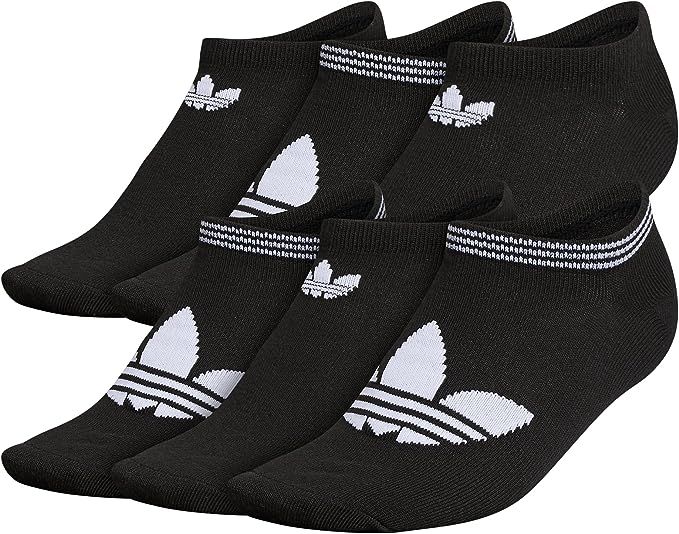 adidas Originals womens Trefoil Superlite No Show Socks (6-pair) | Amazon (US)