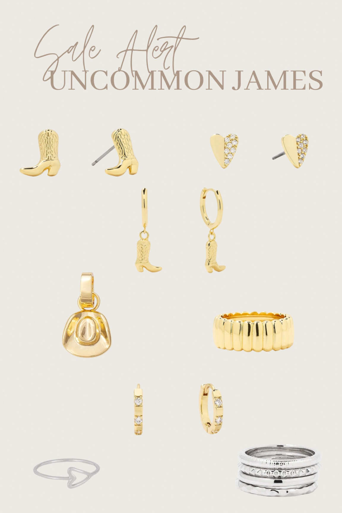 Up to 75% off dainty gold and silver jewelry. I love my cowboy boots necklace and have been wearing it for 7 months without it tarnishing! 

#LTKsalealert #LTKbeauty #LTKstyletip