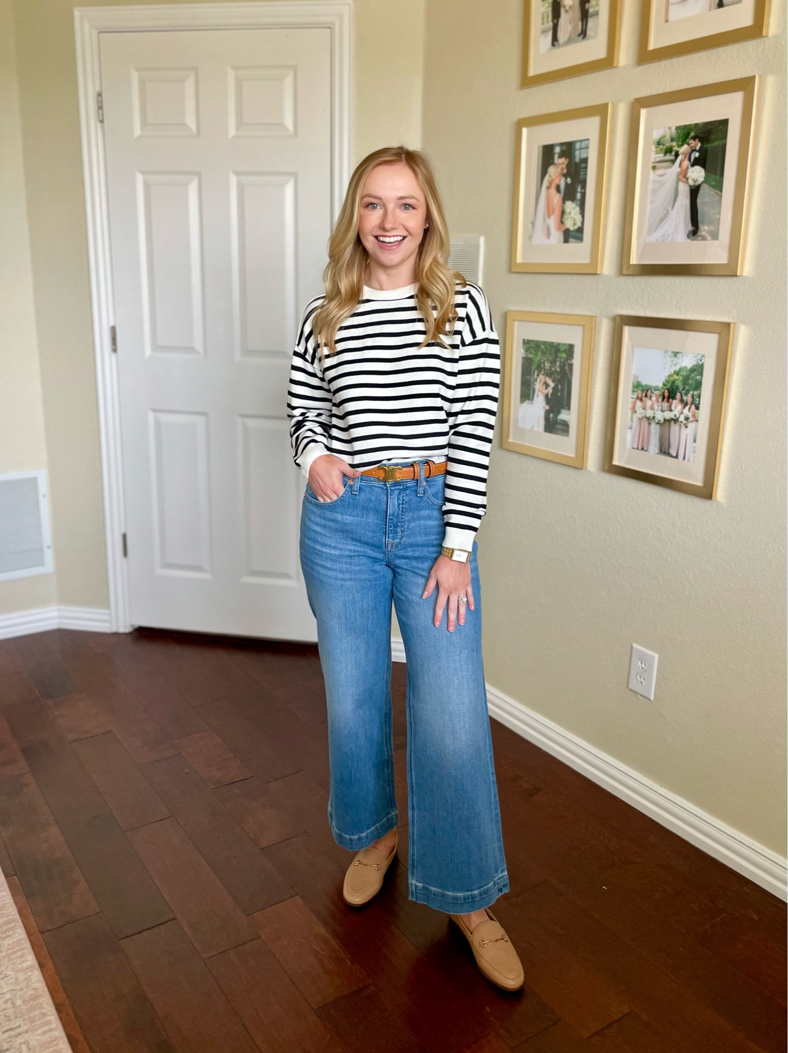 Love this casual spring look! The flare on the jeans are so fun. Wearing an XS in top and 26P in jeans 

#LTKStyleTip #LTKPetite #LTKSeasonal