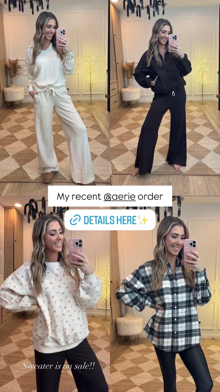 My recent Aerie order!!

Winter tops
Fall sweaters 
Aerie 

#LTKFindsUnder100 #LTKSaleAlert