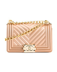 Chevron Matte Jelly Crossbody | TJ Maxx