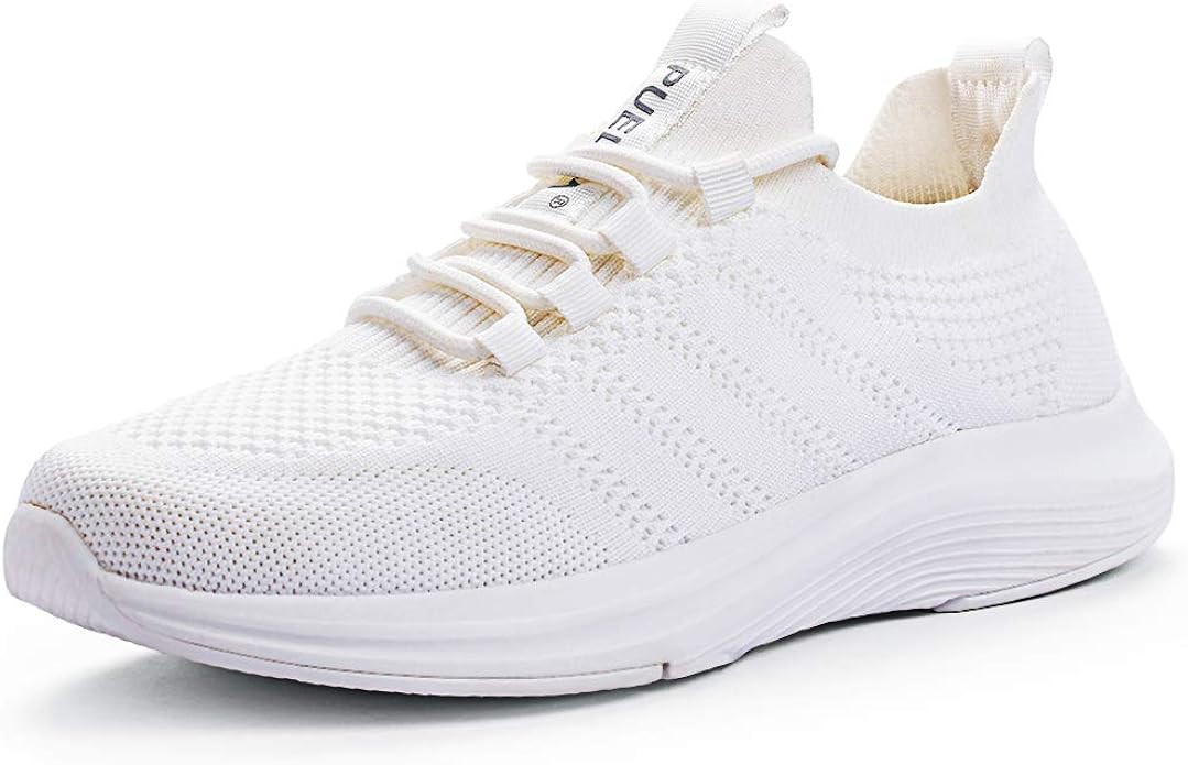PUELLA Womens Running Tennis Shoes - Lace Up Lightweight Breathable Mesh Walking Comfortable Gym ... | Amazon (US)