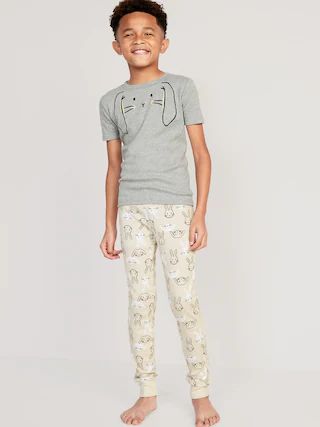 Matching Gender-Neutral Snug-Fit Printed Pajama Set for Kids | Old Navy (US)