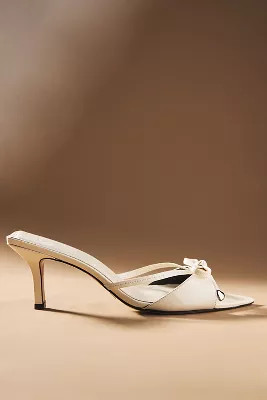 Vicenza Saga Bow Mule Heels | Anthropologie (US)