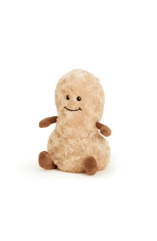 Warmies Peanut Plush Toy in Light Pastel Brown at Nordstrom | Nordstrom