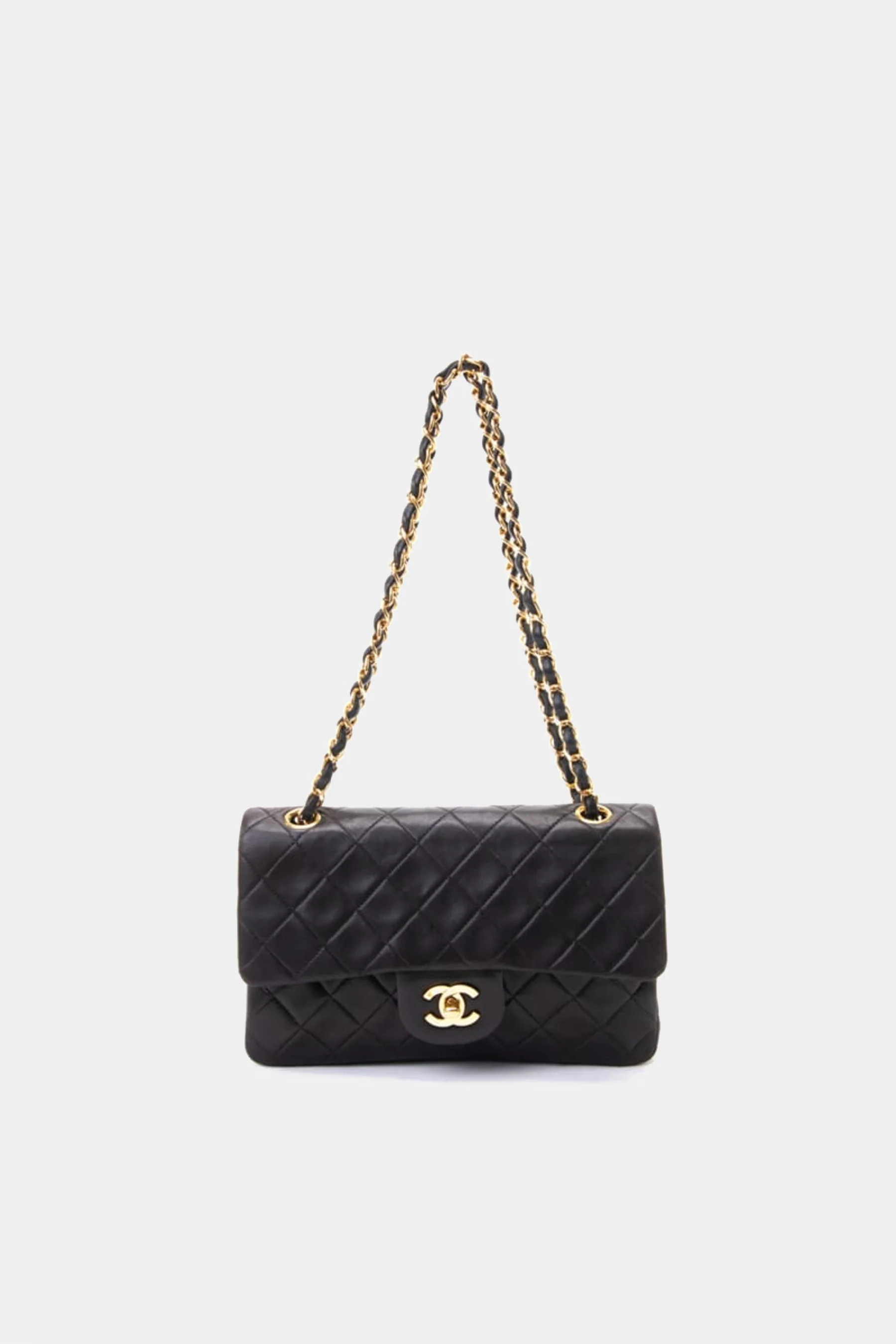 Chanel Double Flap Medium Shoulder Bag in Black Lord & Taylor | Lord & Taylor