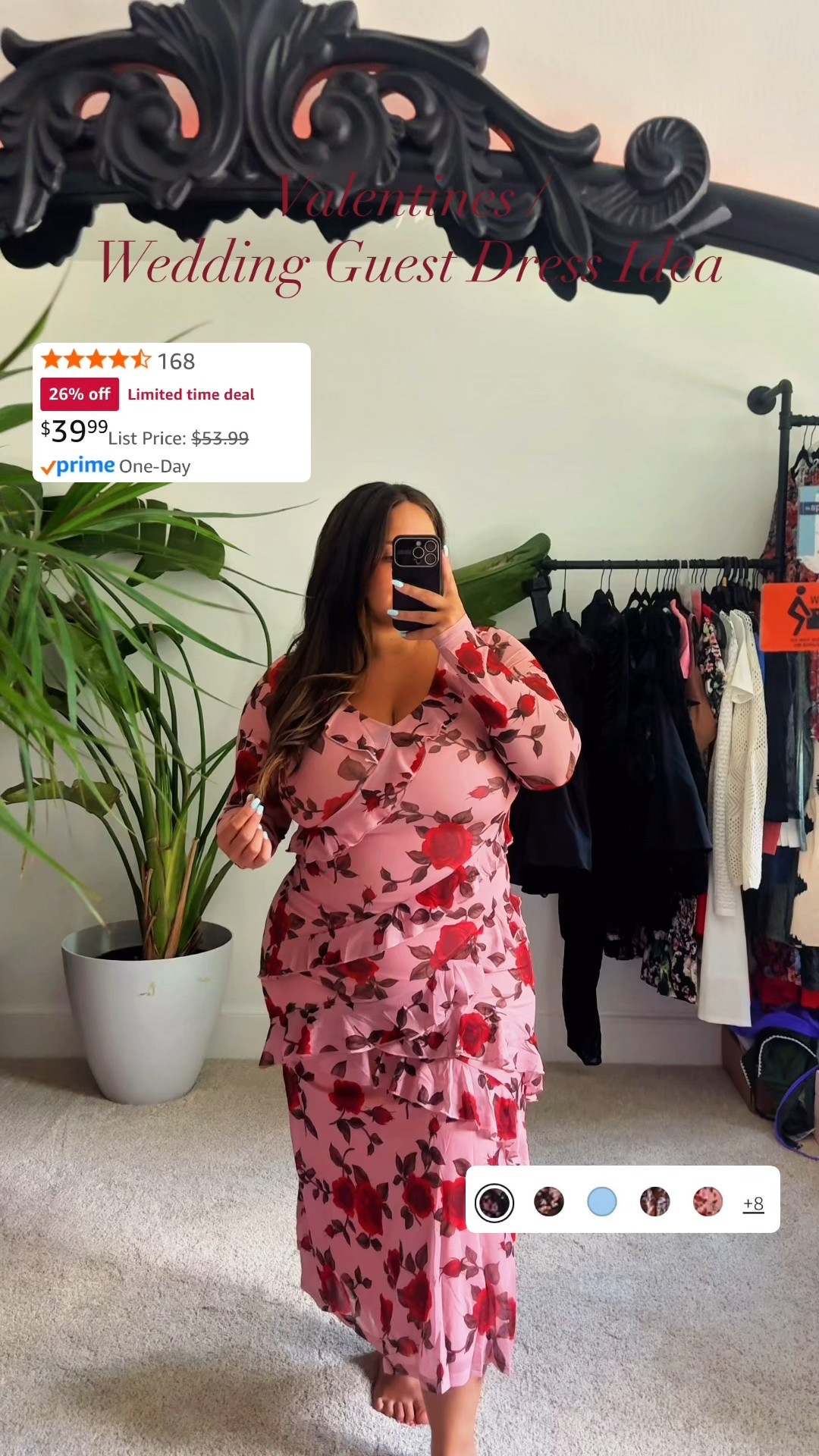 Floral valentines dress ideas 

Shown in size XL 

#LTKFindsUnder50 #LTKSaleAlert #LTKootd