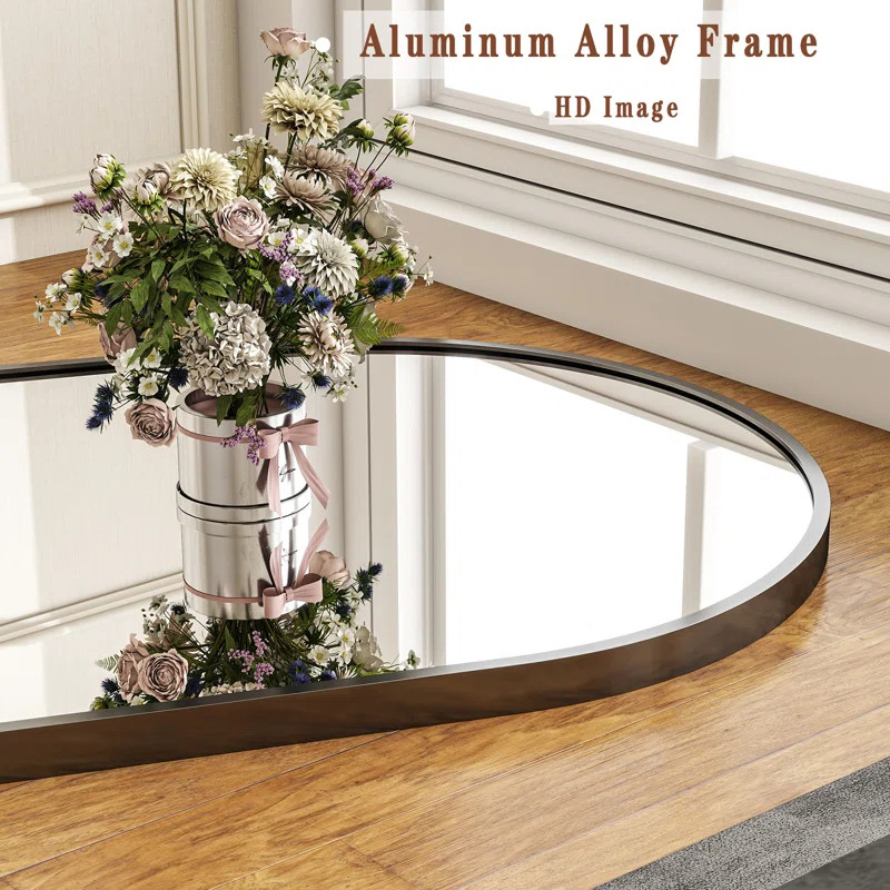 Everly Quinn Full Length Mirror Arch Floor Mirror Wall Mirror Hanging Or Leaning Arched-Top Full ... | Wayfair North America