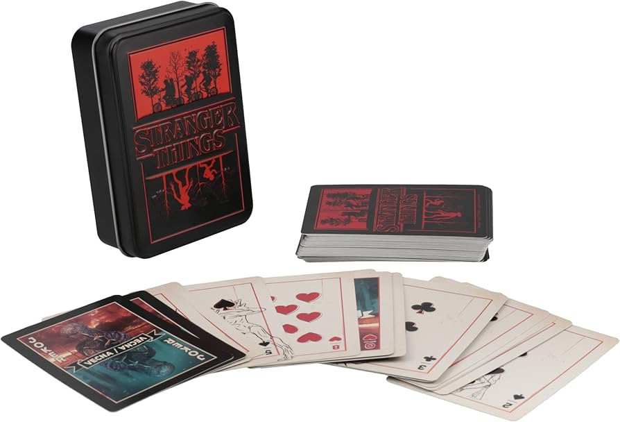 Stranger Things Playing Cards Gift Set - Collectible Tin Box - Official Stranger Things Merchandi... | Amazon (US)