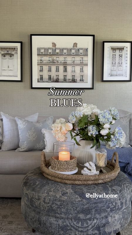 New vase from the studio McGee collection at Target, new throw pillows, hurricane candle, florals, artwork, tray, candle accessories, sofa. Living room styling. Summer Home decor accessories. 

#LTKHome #LTKSaleAlert #LTKVideo