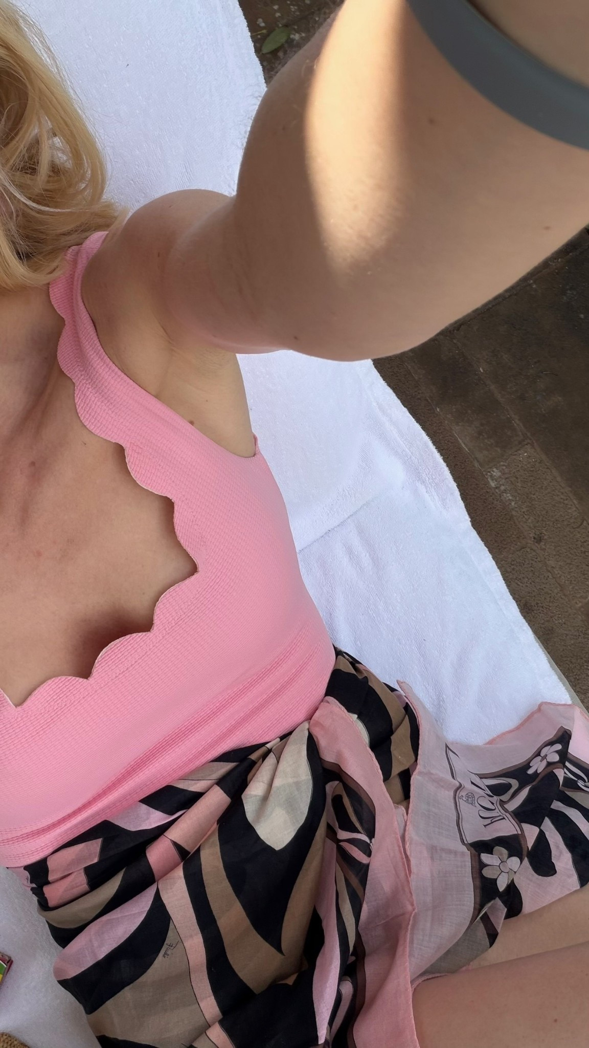 Poolside outfit! Linked a similar Pucci wrap skirt 🩷 🌴 

#LTKTravel #LTKSwim