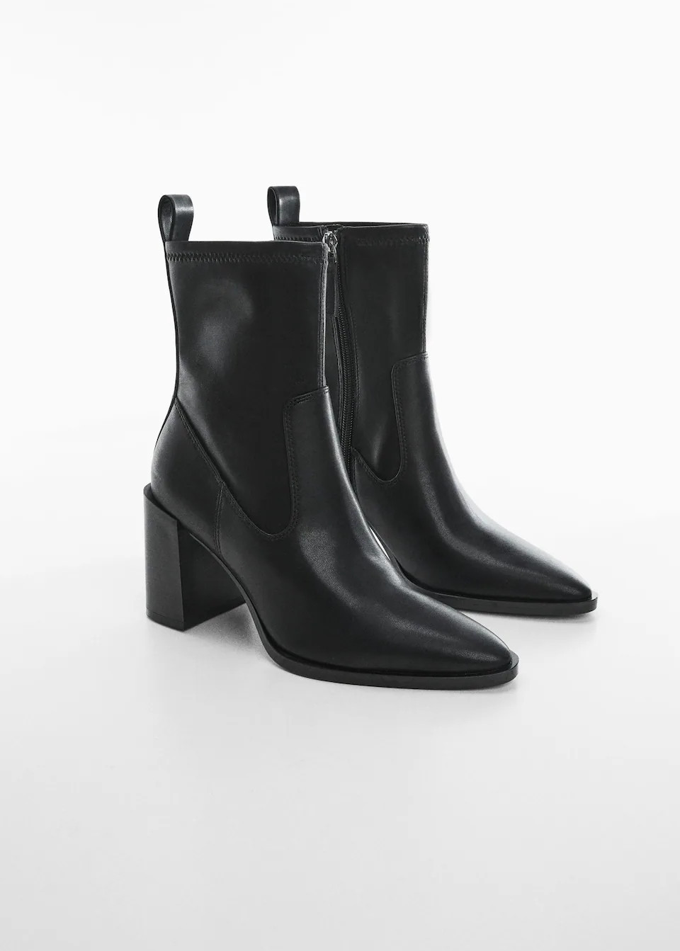 Heel zipped boots | MANGO (US)