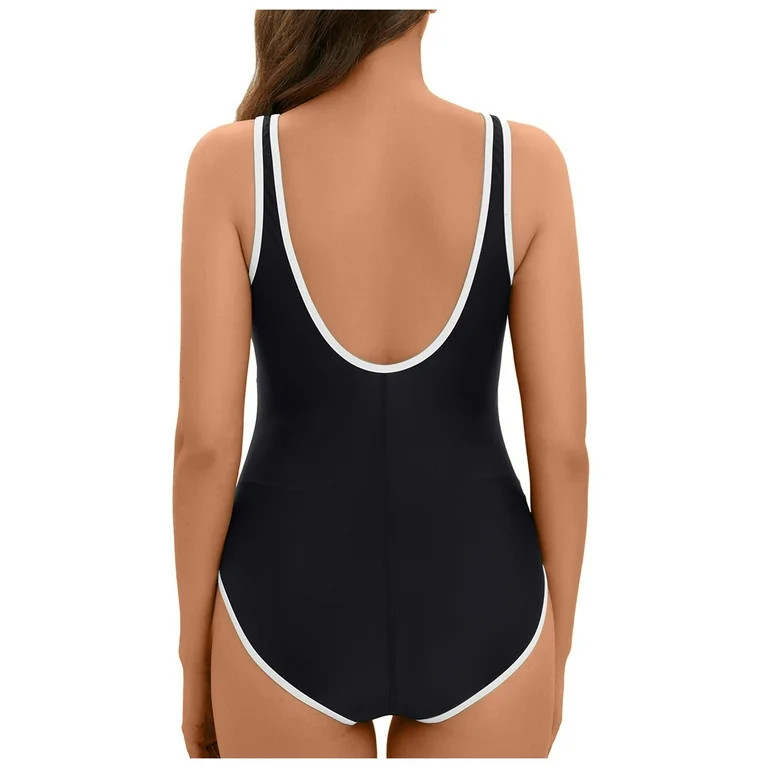 Himmake Swimsuits for Women 2024 - Ribbed Button Up Ruched Swimwear for Women 3X Bathing Suits fo... | Walmart (US)