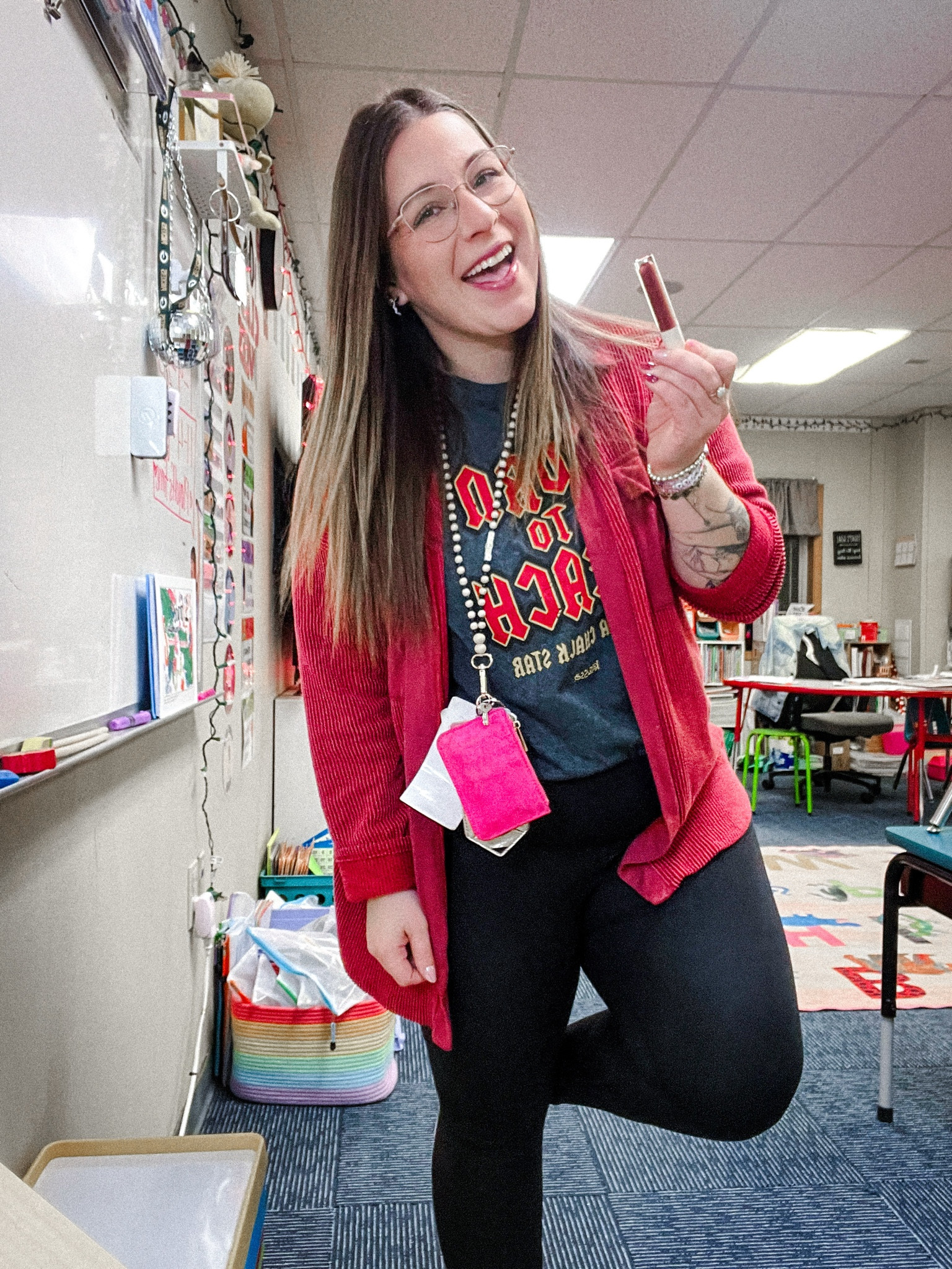 It was finally Friday. I was v v happy. 

#LTKWorkwear #LTKMidsize