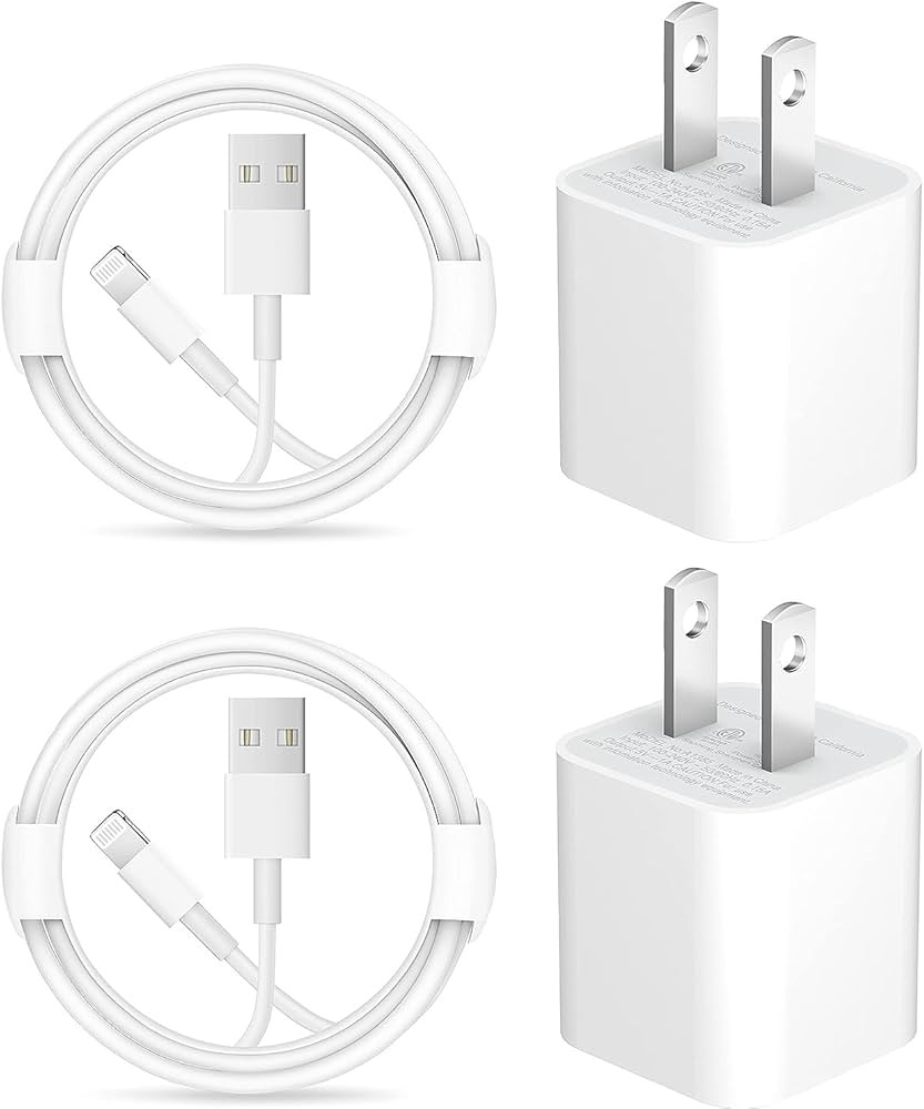 iPhone Charger【Apple MFi Certified 】[2-Pack] USB Wall Charger Block and 6FT USB Fast Charging... | Amazon (US)