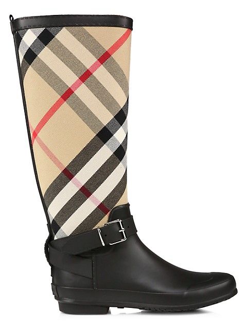 Simeon Knee-High Vintage Check Boots | Saks Fifth Avenue