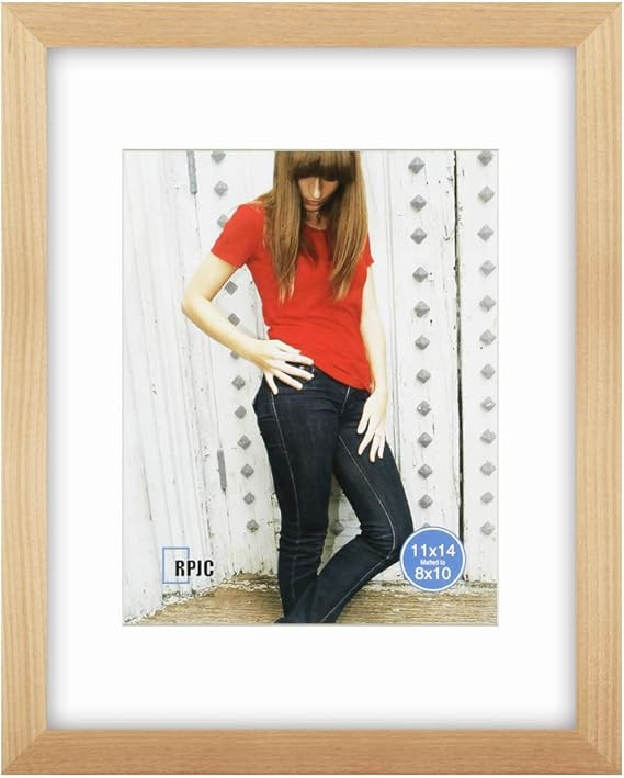RPJC 11x14 inch Picture Frame Made of Solid Wood and High Definition Glass Display Pictures 8x10 ... | Amazon (US)
