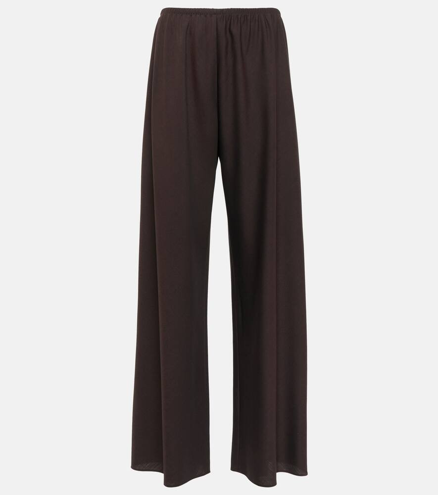 The Row Gala wide-leg wool and mohair pants | Mytheresa (US/CA)