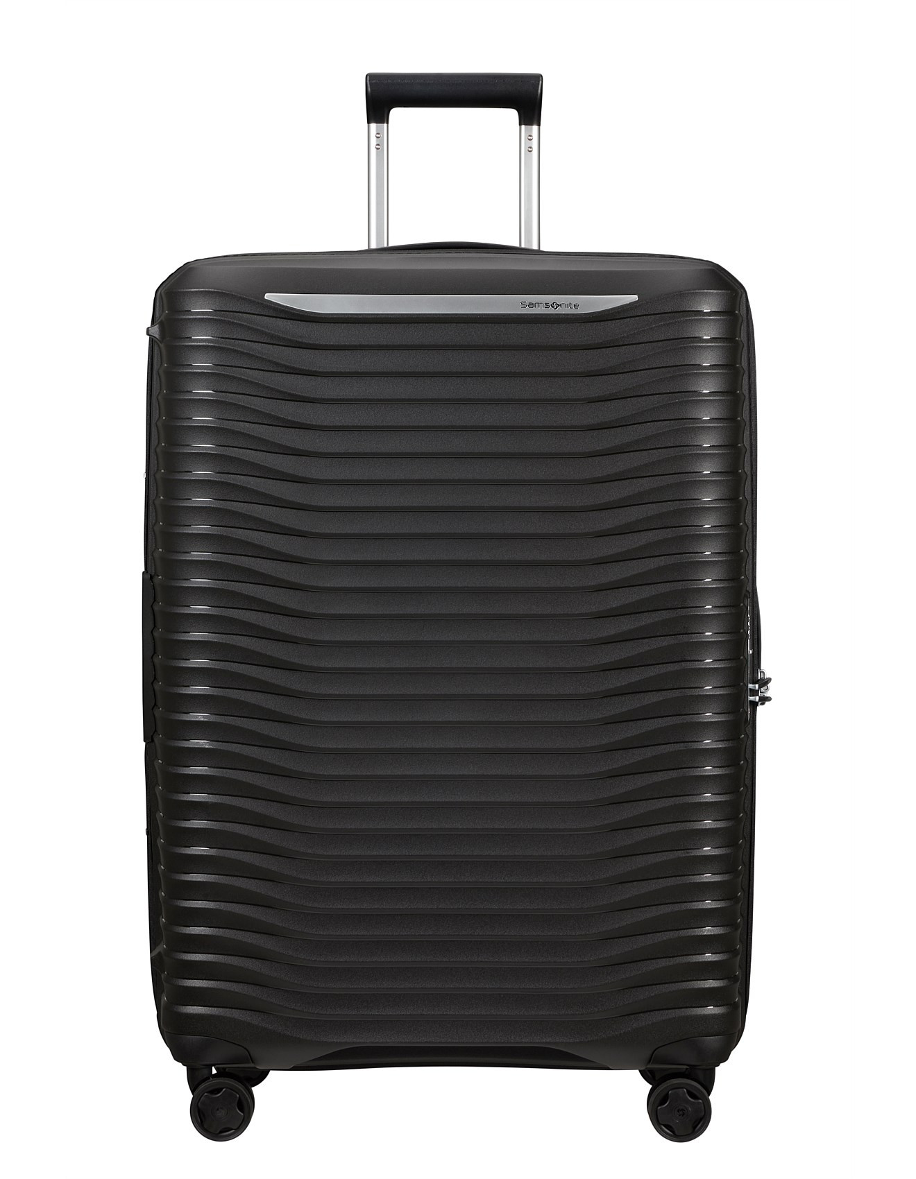Upscape 75cm Expandable Large Suitcase Black | David Jones (Australia & New Zealand)