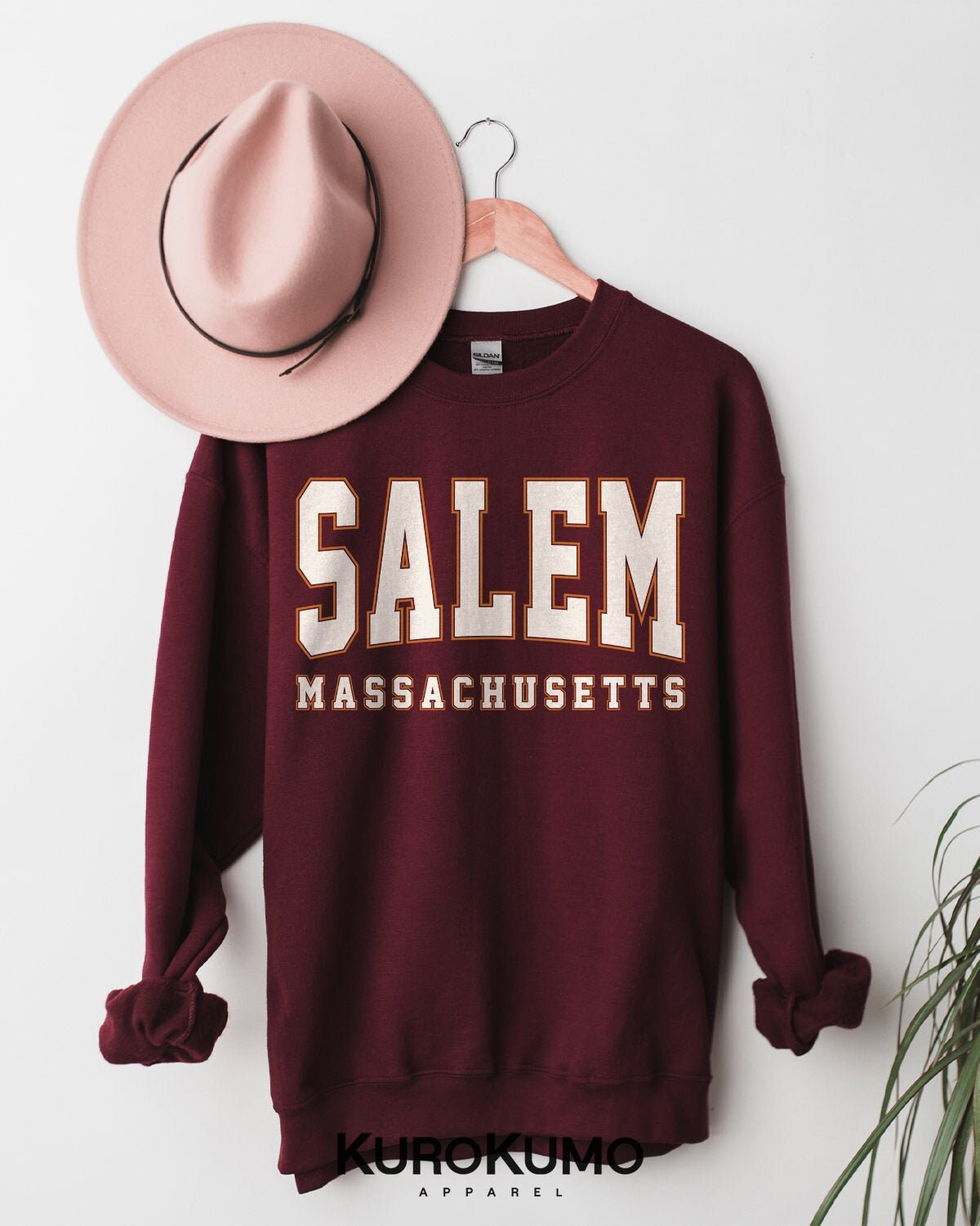 Salem MA Collegiate Crewneck Massachusetts State College Sweatshirt Cute Fall Sweater Autumn Swea... | Etsy (US)