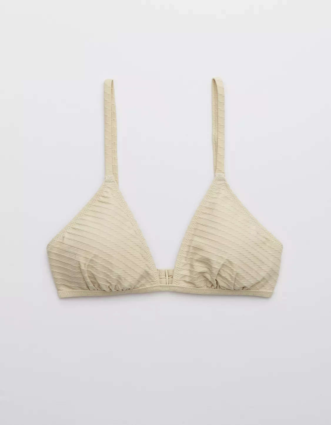 Aerie Jacquard Triangle Bikini Top | American Eagle Outfitters (US & CA)