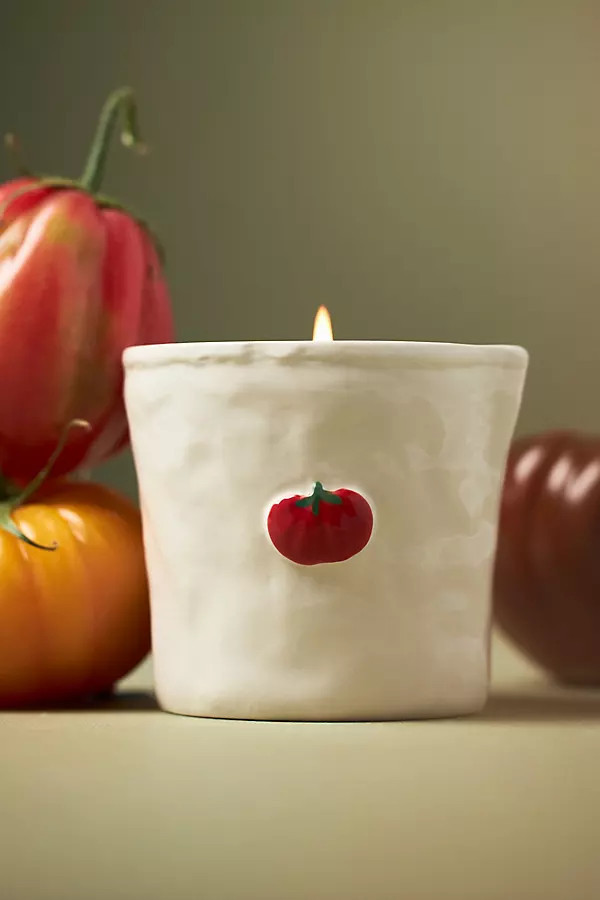 Bistro Gourmand Heirloom Tomato Ceramic Candle | Anthropologie (US)