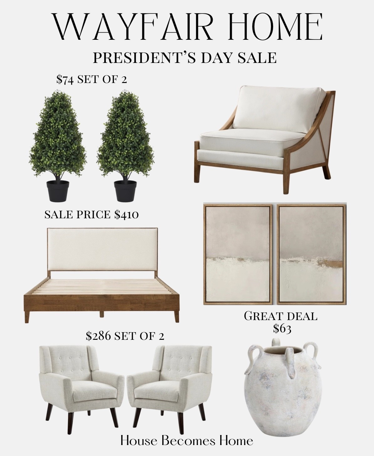 Wqyfair Home Presidents' Day sale 🙌🏻🙌🏻

#LTKSaleAlert #LTKHome #LTKSeasonal