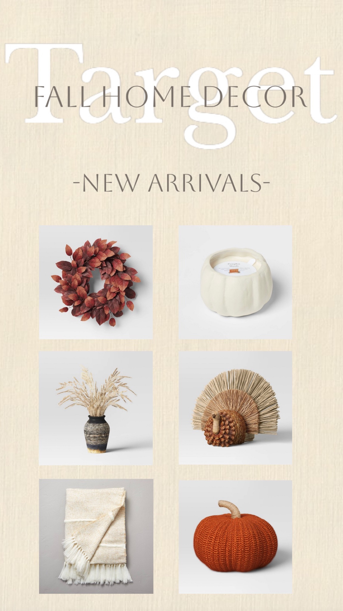 Target Fall Home Decor New Arrivals 🍁🍂

#LTKFind #LTKSeasonal #LTKhome