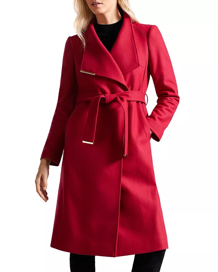 Rose Wool Blend Wrap Coat | Bloomingdale's (US)