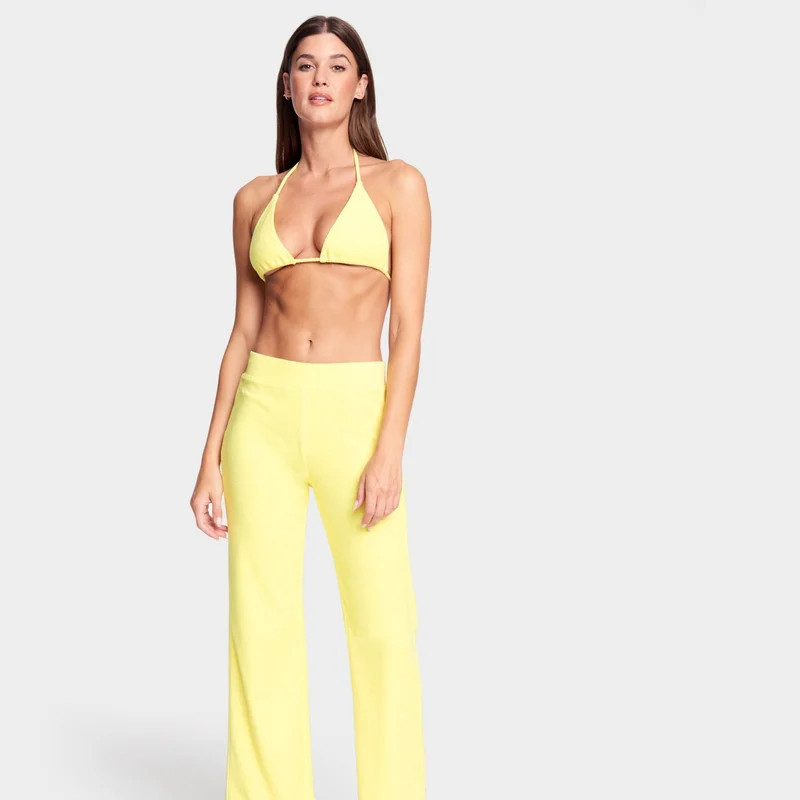 Pam & Gela Cabana Pant - Yellow - M | Verishop