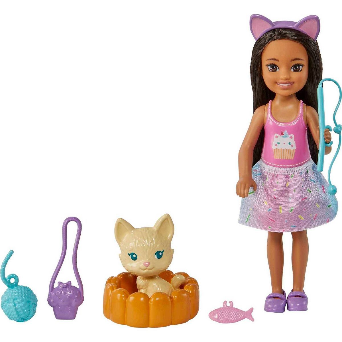Barbie Chelsea Doll - Pet Kitten | Target