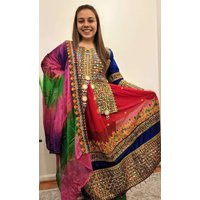 Traditional Afghan Kuchi Embroided Women Dress Including Shirt, Trouser & Chaddar. Fits Ages 20-40. Free Shipping Throughout U.s | Etsy (US)