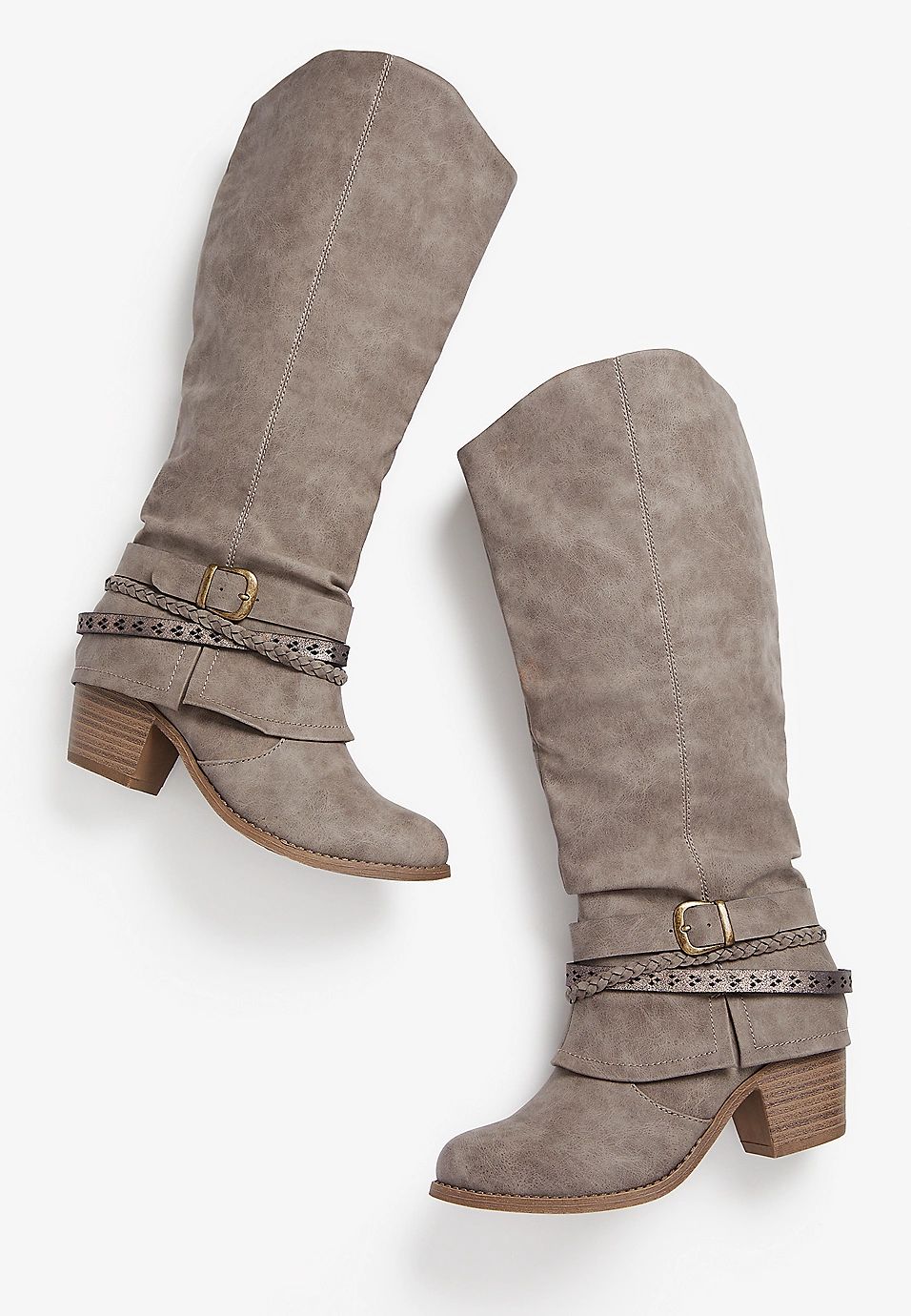 Carmen Hooded Wide Calf Tall Boot | Maurices