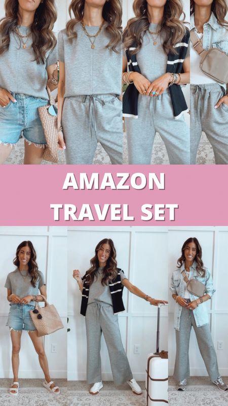 ✨POV: You found the comfiest travel set you can mix and match to get maximum wear. 

✨Wearing my true to size, small. 

Two piece sets for women summer | 2 piece sets for women | summer outfits women | travel outfit | travel set | airport outfit 

#LTKFindsUnder100 #LTKStyleTip #LTKTravel