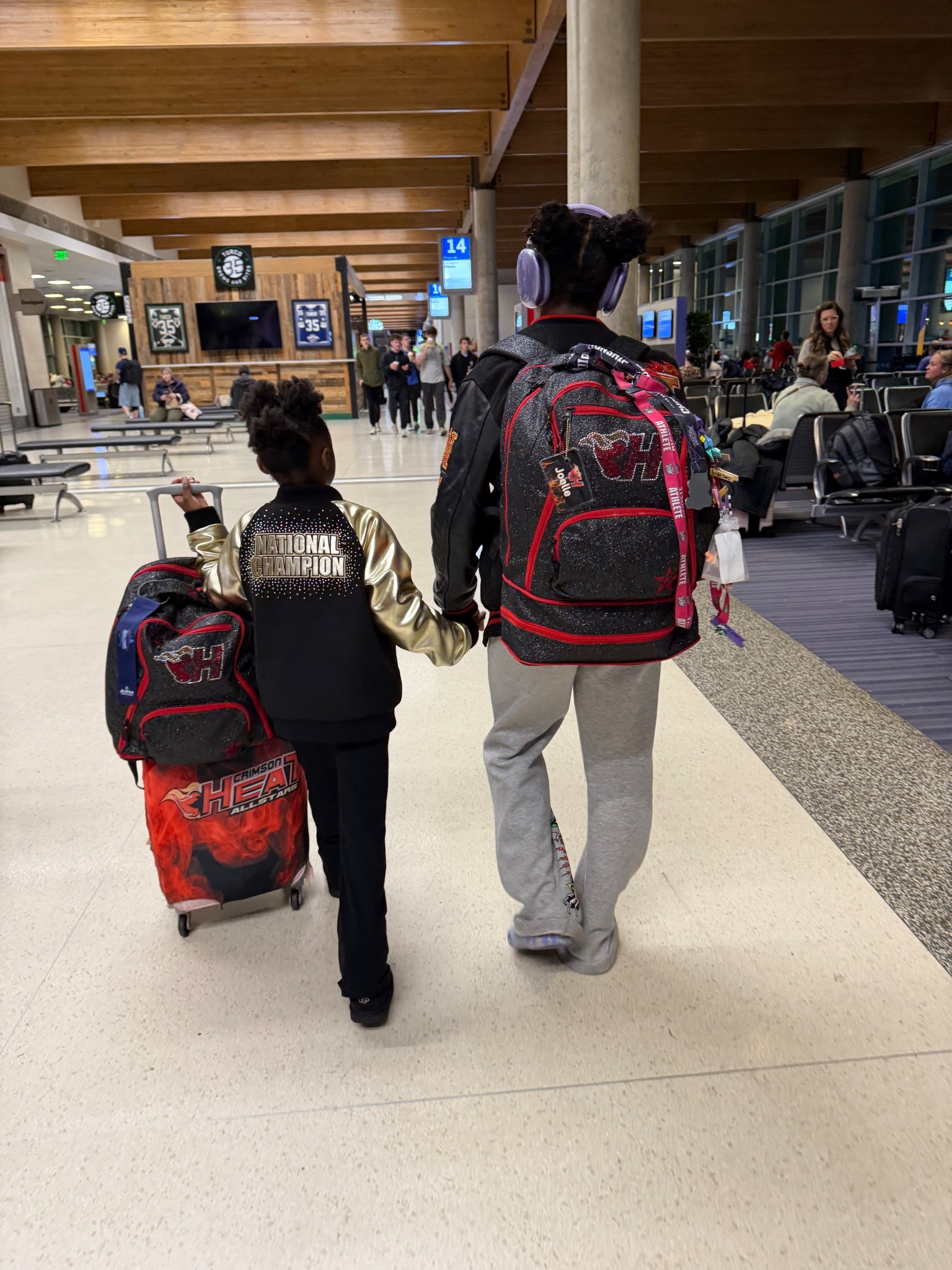 Cheer luggage and backpack. 

#LTKTravel #LTKHome #LTKootd