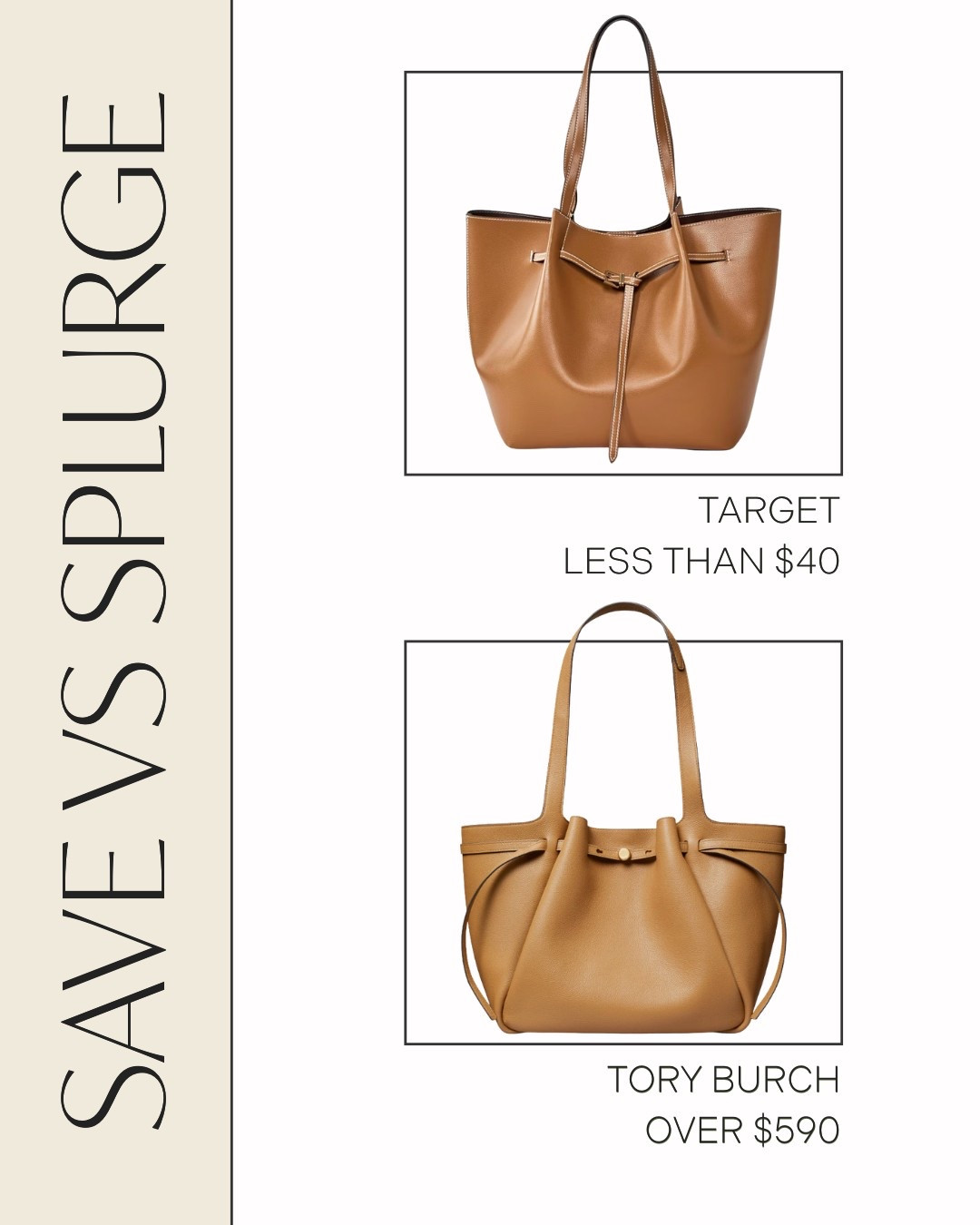 Save Vs Splurge - Affordable Fashion Finds ✨

save vs splurge // target fashion finds // save or splurge // target finds // target fashion // look for less // look for less purse // target style // target handbags // neutral handbag // brown handbag

#LTKOver40 #LTKootd #LTKWorkwear
