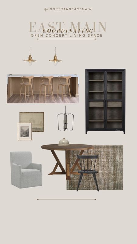 COORDINATING // OPEN CONCEPT LIVING SPACE WITH THE MADDOX CABINET DUPE

kitchen layout
kitchen design 
dining room design 
dining room mock-up 
mcgee 


#LTKhome