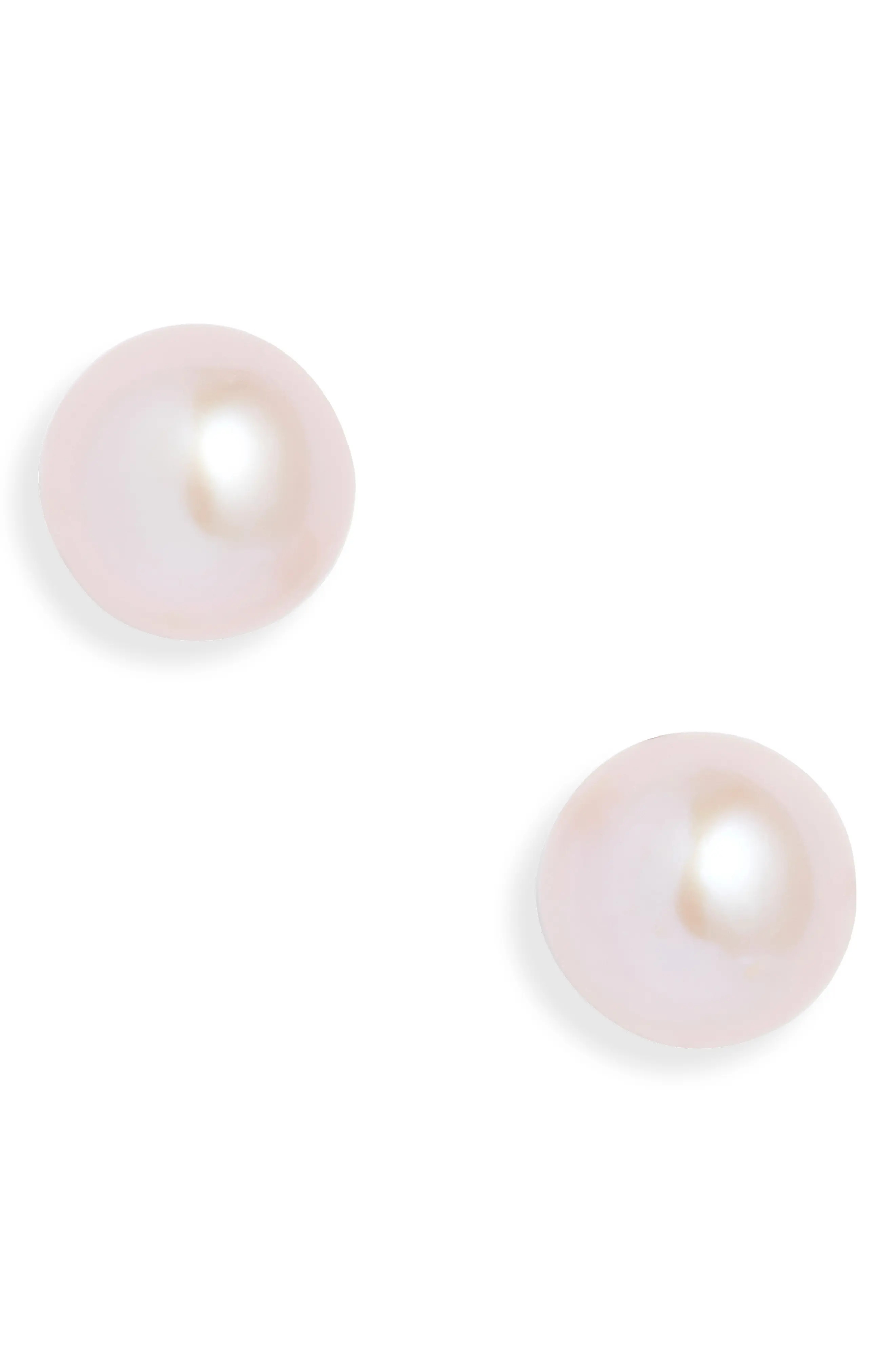 Freshwater Blush Pearl Stud Earrings (Women) | Nordstrom | Nordstrom