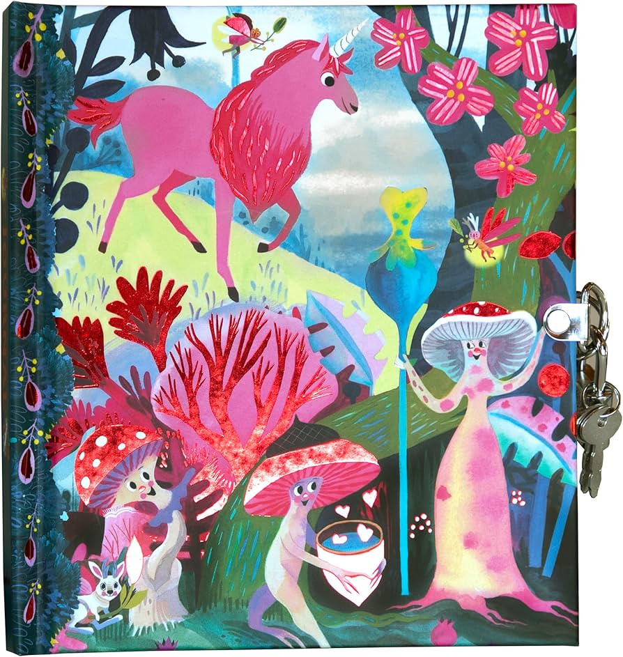 eeBoo: Magical Creatures Journal - Includes Lock & Keys, Foil Cover, 176 Lined Pages, Sketch-Take... | Amazon (US)
