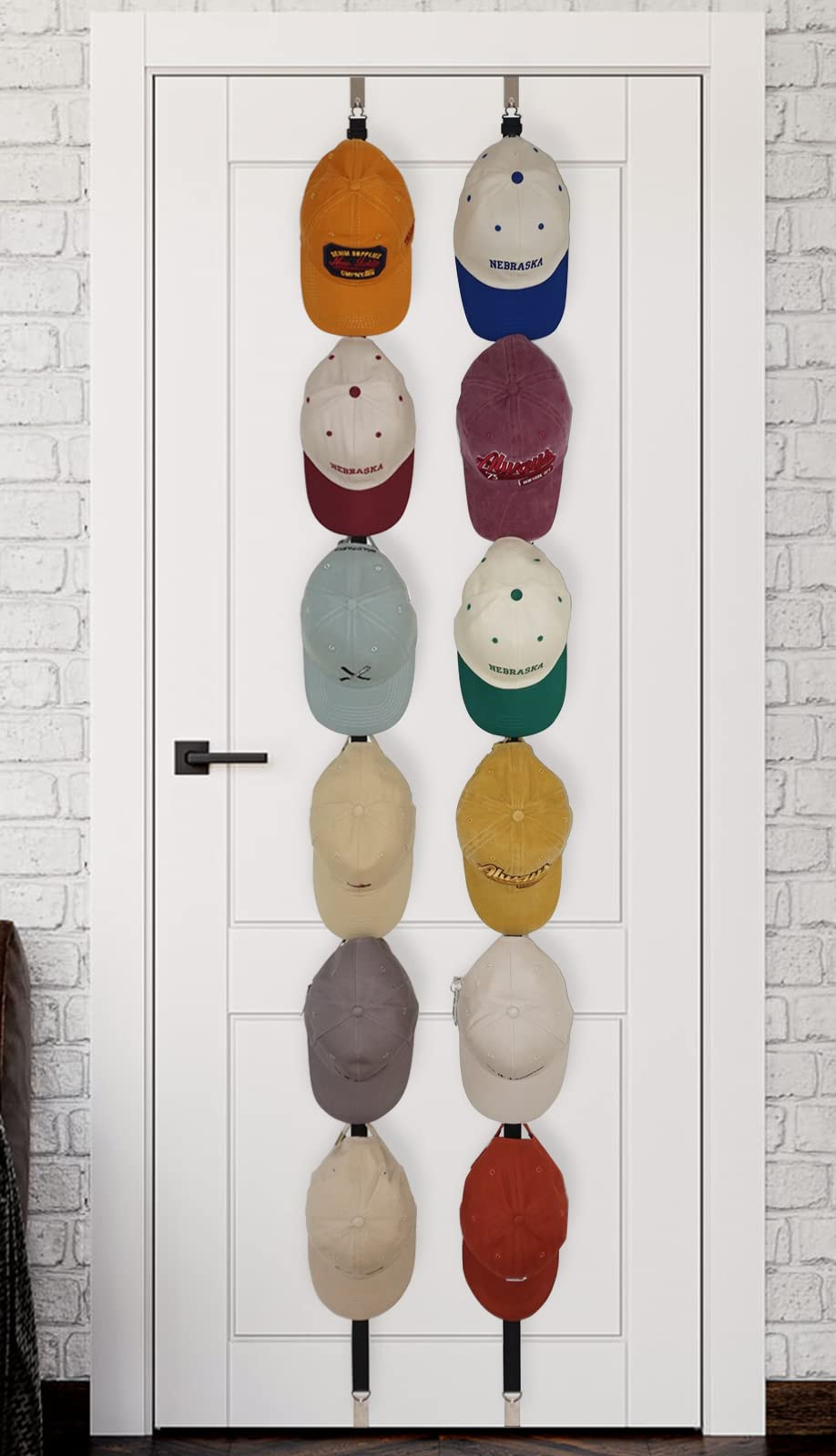 Hat Rack for Baseball Caps and Organizer Holder [ up to 36 Caps ] Display over the Door or on the... | Amazon (US)