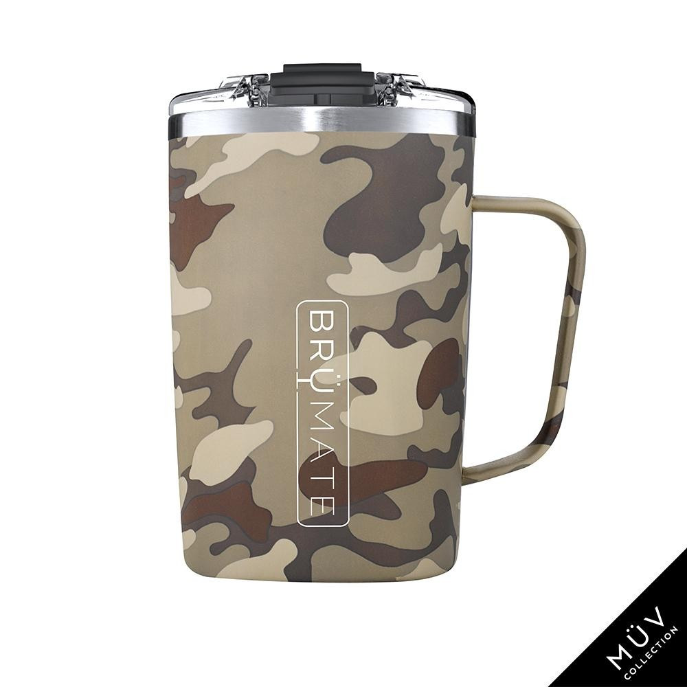TODDY 16oz Insulated Coffee Mug | Forest Camo | BruMate