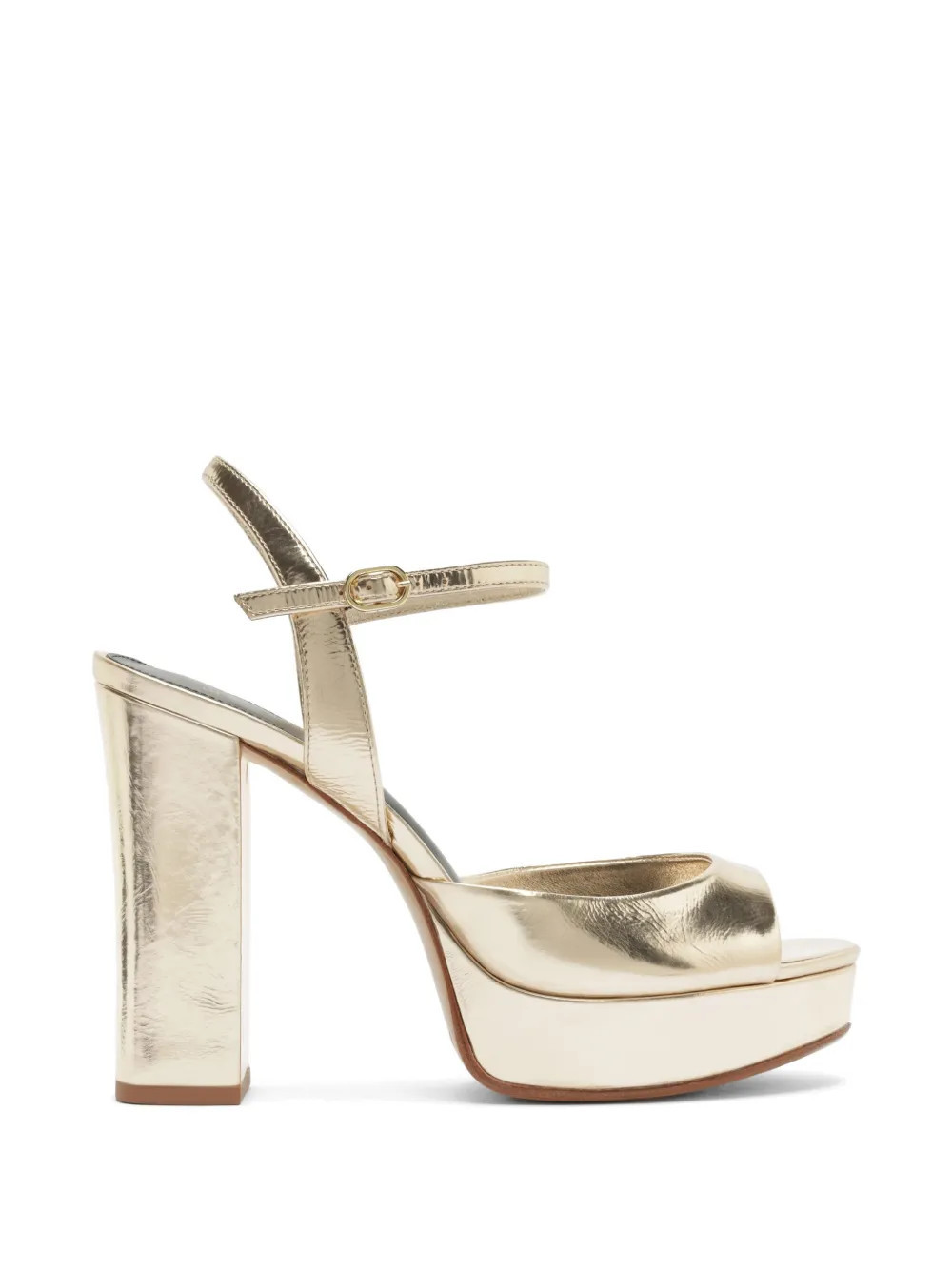 Alexandre Birman Amy platform sandals - Gold | Farfetch Global